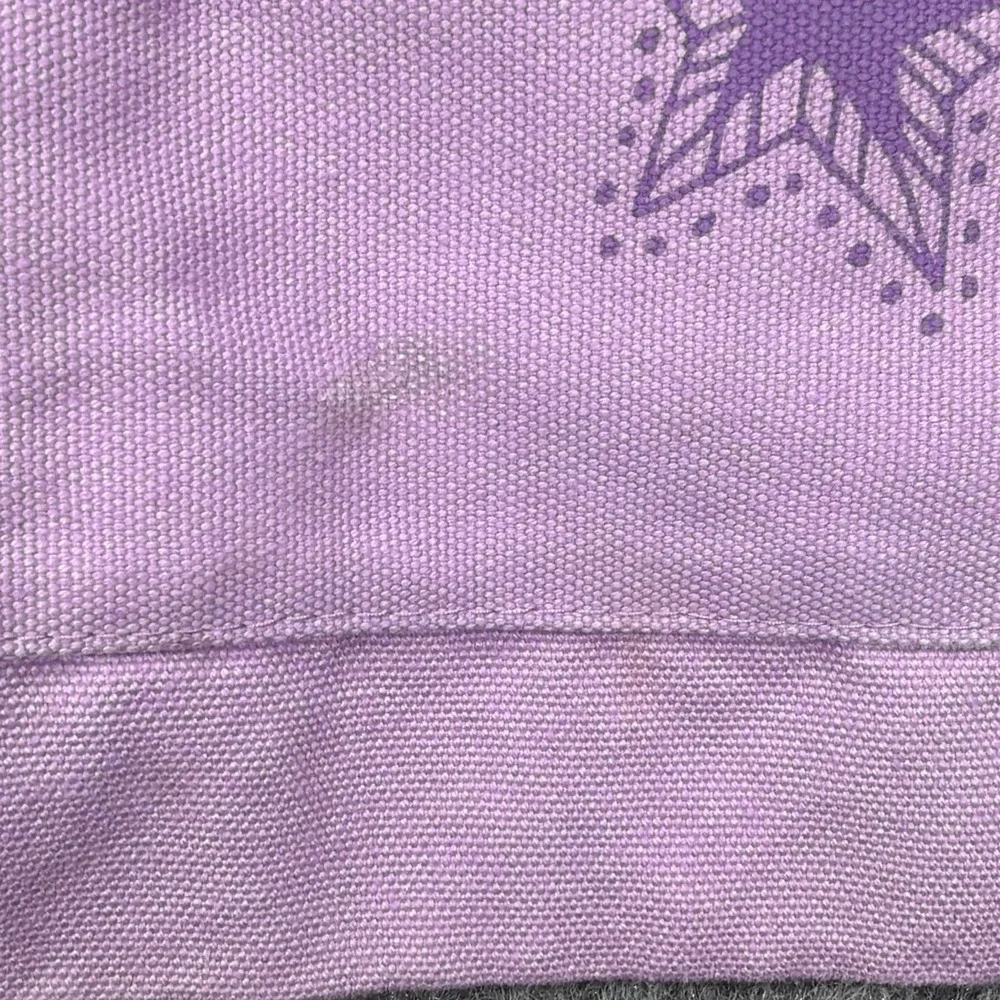 American Girl Purple Canvas Tote Bag 